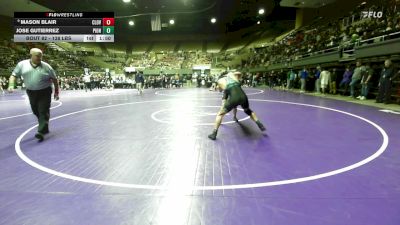 138 lbs Round Of 32 - Mason Blair, Clovis North vs Jose Gutierrez, Pioneer Valley