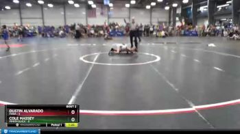 56 lbs Round 1 - Dustin Alvarado, POWA vs Cole Massey, Minion Black