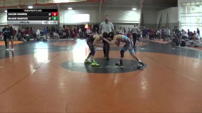 141 lbs Prelim - Jacob Harris, Unattached vs Blake Bartos, Unattached