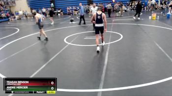 138 lbs Round 4 - Teagan Benson, Creighton Prep vs Andre Mercier, Klein