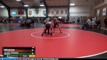 145 lbs Round 1 - Dirk Boyles, Van Buren County vs Mason Johnson, Mediapolis