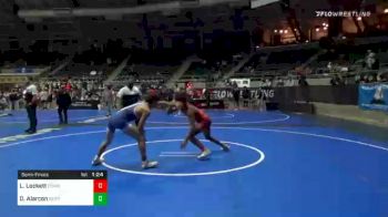 125 lbs Semifinal - Ladarion Lockett, Cowboy WC vs D'mitri Alarcon, Bear Cave