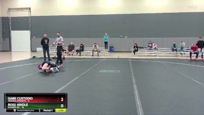 64 lbs Round 4 (6 Team) - Ross Hindle, Ranger WC vs Gabe Custodio, Virginia Patriots