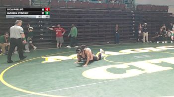 132 lbs Semifinal - Luca Phillips, Ashley Ridge vs Jackson Stocker, Dutch Fork