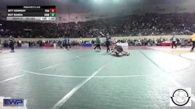 150 lbs Round Of 128 - Jett Kennedy, Perry vs Roy Banda, Ardmore Junior High