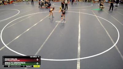 Semifinal - Julia Kallal, New Prague Wrestling vs Breslyn Kirkpatrick, Waconia Wrestling Club