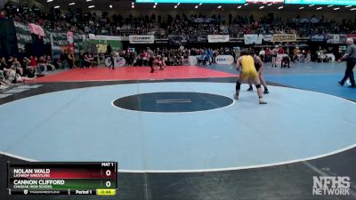 160 lbs 5th Place Match - Nolan Wald, Lathrop Wrestling vs CANNON CLIFFORD, Chugiak High School