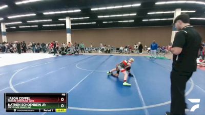 74 lbs Cons. Semi - Jason Coffel, NB Elite Wrestling Club vs Nathen Schoenbein Jr, Steve Page Grappling