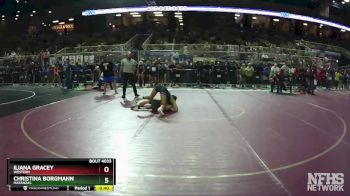 120 lbs Champ. Round 1 - Christina Borgmann, Matanzas vs Iliana Gracey, Western