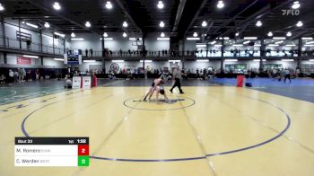 125A lbs Rr Rnd 1 - Michael Romero, Sunkist Kids Monster Garage vs Calvin Werden, Western Reserve Academy