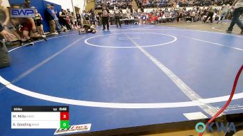 80 lbs Semifinal - Matthew Mills, Keystone Kids Wrestling Club vs Ayiden Gooding, Miami