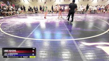 155 lbs Round 1 (10 Team) - Abby Keating, MoWest Fire Dragons vs Leo Karnowski, Midwest Misfitz