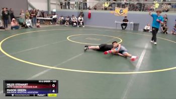 105 lbs 1st Place Match - Miles Stewart, Arctic Warriors Wrestling Club vs Mason Green, Avalanche Wrestling Association