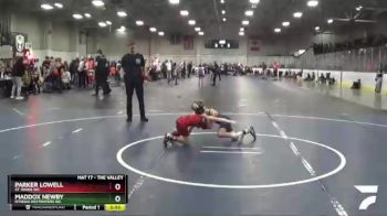 58 lbs Semifinal - Maddox Newby, Otsego Destroyers WC vs Parker Lowell, St Johns WC