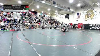 157 lbs Champ. Round 1 - Levi Justice, Calvary Chapel/SA vs Damirjon Kamariddinov, Highland
