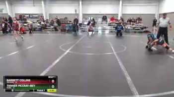 56 lbs Semis (4 Team) - Barrett Collins, VA Elite vs Tanner McCray-Bey, MJWL