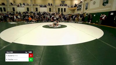 285 lbs Round Of 16 - Tristan Sybertz, Middleborough vs Nathan Pailler, Mansfield