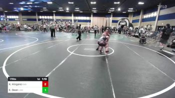 175 lbs Rr Rnd 3 - Kathryn Hingano, Swamp Monsters WC vs Emma Dean, Lake Stevens WC