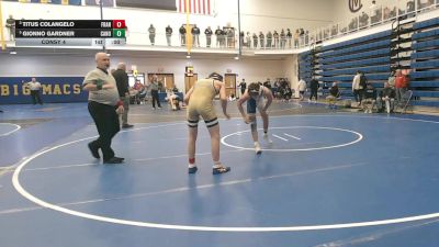 121 lbs Consy 4 - Titus Colangelo, Franklin Regional vs Gionno Gardner, Canon-McMillan