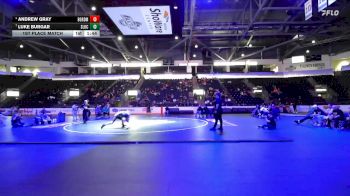 157 lbs 1st Place Match - Andrew Gray, Battle Ground vs Luke Burgar, Southlake Carroll