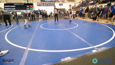 92 lbs Rr Rnd 2 - Asher Hobbs, Salina Wrestling Club vs Kandyn Clem, Alvarez