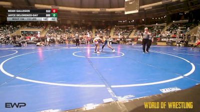 110 lbs Consi Of 8 #2 - Noah Gallegos, Black Flag Wrestling Academy vs Jayce Delorenzo-Day, Team Donahoe