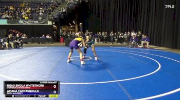 130 lbs Champ. Round 1 - Ngao Shoua Whitethorn, Wisconsin Stevens Point vs Ariana Carrasquillo, Tiffin University