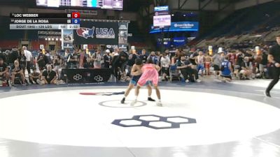 126 lbs Champ. Rd Of 16 - Loc Webber, Ohio vs Jorge De La Rosa, Oregon