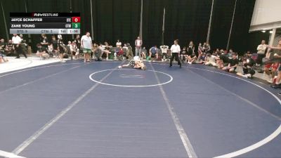 84 lbs Round 1 (6 Team) - Jayce Schaffer, Steller Trained Embo vs Zane Young, CTWHALE