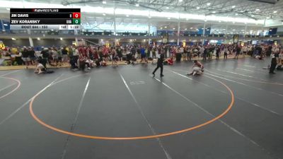 150 lbs Champ. Round 2 - Zev Koransky, Unattached vs Jin Davis, Unattached