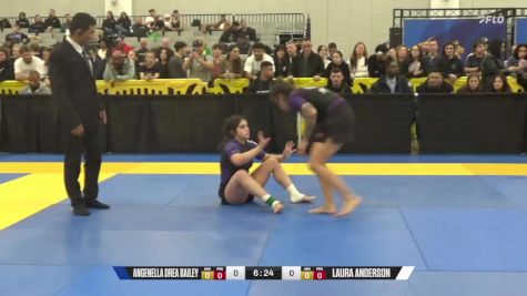 Laura Anderson vs Angenella Drea Bailey 2024 World IBJJF Jiu-Jitsu No-Gi Championship