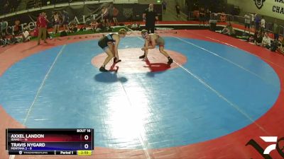 132 lbs Quarters & Wb (16 Team) - Axxel Landon, Idaho 1 vs Travis Nygard, Montana 2