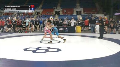 100 lbs Champ. Rd Of 32 - Dustin Woodruff, Ohio vs Angelo Cruz, California