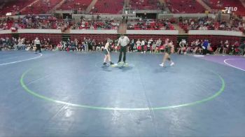 130 lbs Round 3 - 2nd Wrestleback And Semi-finals(16 Team) - Sienna Garcia, Comal Smithson Valley vs Ariana Criado-Silvar, Lubbock