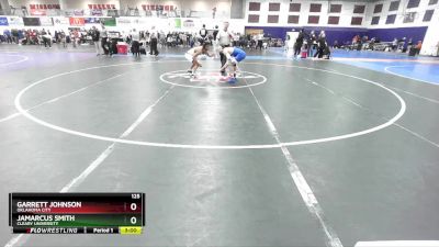 125 lbs Cons. Round 5 - Jamarcus Smith, Cleary University vs Garrett Johnson, Oklahoma City