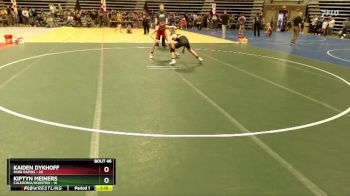 105 lbs Champ. Round 1 - Kaiden Dykhoff, Park Rapids vs Kiptyn Meiners, Caledonia/Houston