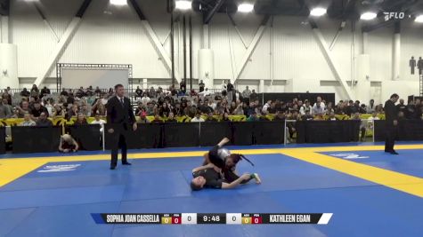 Kathleen Egan vs Sophia Joan Cassella 2024 World IBJJF Jiu-Jitsu No-Gi Championship