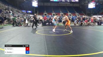 195 lbs Cons 8 #1 - Quinn Herbert, Illinois vs Carson Gooley, Idaho