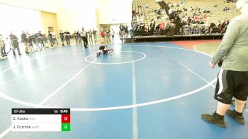 87-J lbs Round Of 32 - Caleb Kosko, Steel Knights vs Jonathan Cutrone, Wantagh
