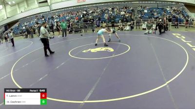 14U Boys - 88 lbs Champ. Round 2 - Haedyn Cochran, Contenders Wrestling Academy vs Ty Lamm, Wentzville Wrestling Federation