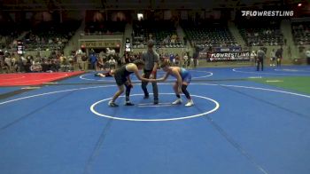 130 lbs Quarterfinal - Caiden Estrada, Sperry Wrestling Club vs Thomas Tefft, Catoosa Youth Wrestling