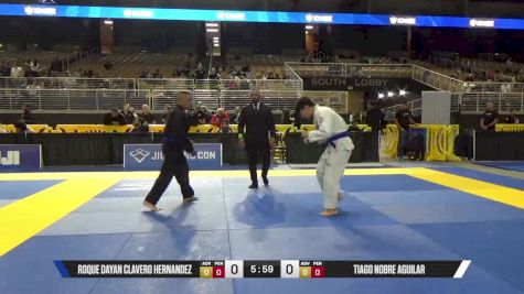 Roque Dayan Clavero Hernandez vs Tiago Nobre Aguilar 2025 Pan Jiu Jitsu IBJJF Championship