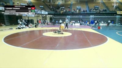 157 lbs Cons. Semi - Johnny Thomas, Fort Hays State vs Aidan Burke, Adams State
