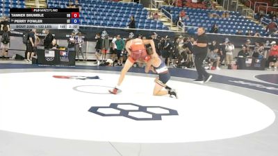 132 lbs Cons. Sub-rd Of 32 - Tanner Brumble, Oregon vs Perry Fowler, Utah
