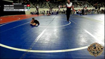 49 lbs Consi Of 4 - Milena Ortiz, L-Town Titans vs Easton Hans, Lions Wrestling Academy