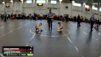 52 lbs Round 5 (10 Team) - Kaden Harbarger, ROUGHHOUSE vs Landon Shablonski, Rambler WC