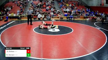 121 lbs Cons. Semi - Owen Dluhos, Westmont Hilltop Hs vs Michael Worsen, Fox Chapel Area Hs