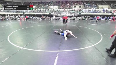 144 lbs Race Howlett, Evansville vs Connor Weber, Saint Croix Falls