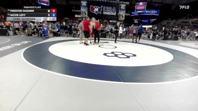 285 lbs Cons. Quarters - Preston Wagner, NE vs Jacob Levy, FL