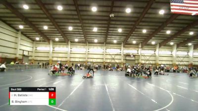 118 lbs Champ. Round 2 - Hunter Batista, Diamondville Wrestling Club vs Brogan Bingham, Southern Idaho Training Center